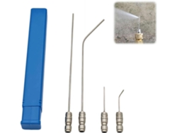 Boquillas Hidrolavadora Limpieza Acondicionado Lavadora 4 Acero Inoxidable Varilla Extensión Herramienta Calentador