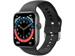 Reloj inteligente con monitor de actividad física de 1.72" táctil, recordatorio de mensajes y llamadas, presión arterial y frecuencia cardíaca Bestvite (negro)