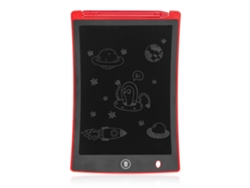 Tableta de escritura LCD portátil de 8,5 pulgadas, 15 x 0,6 x 22 cm, color rojo