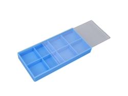 Organizador De Plástico Para Piezas De Reloj, Caja De Almacenamiento De 8 Compartimentos Para Accesorios De Joyería.
