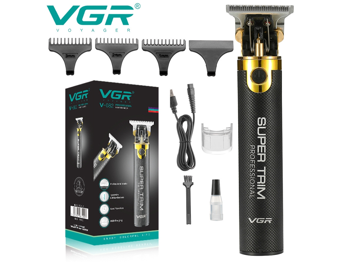 Cortapelos Eléctrico Con Cabezal Para Pomada, Cortapelos Pequeño Blanco Grabado Con Cuchilla De Acero Inoxidable.