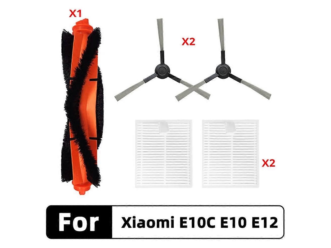 Fit For E10 E10c E12 B112 / 3c Plus C103 Robot Vacuum Cleaner Spare Parts Accessories Main Side Bru