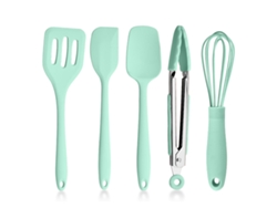 Juego de utensilios de cocina, espátula integrada, clip para alimentos, batidor de huevos NEVEANCE