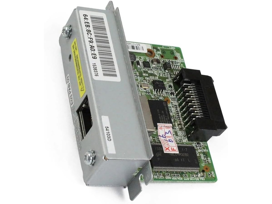 Módulo De Interfaz Ethernet Ub-e03 Para Impresoras Tm-t88v/t88vi/t70ii/u220, 100 Mbps, C32c824541