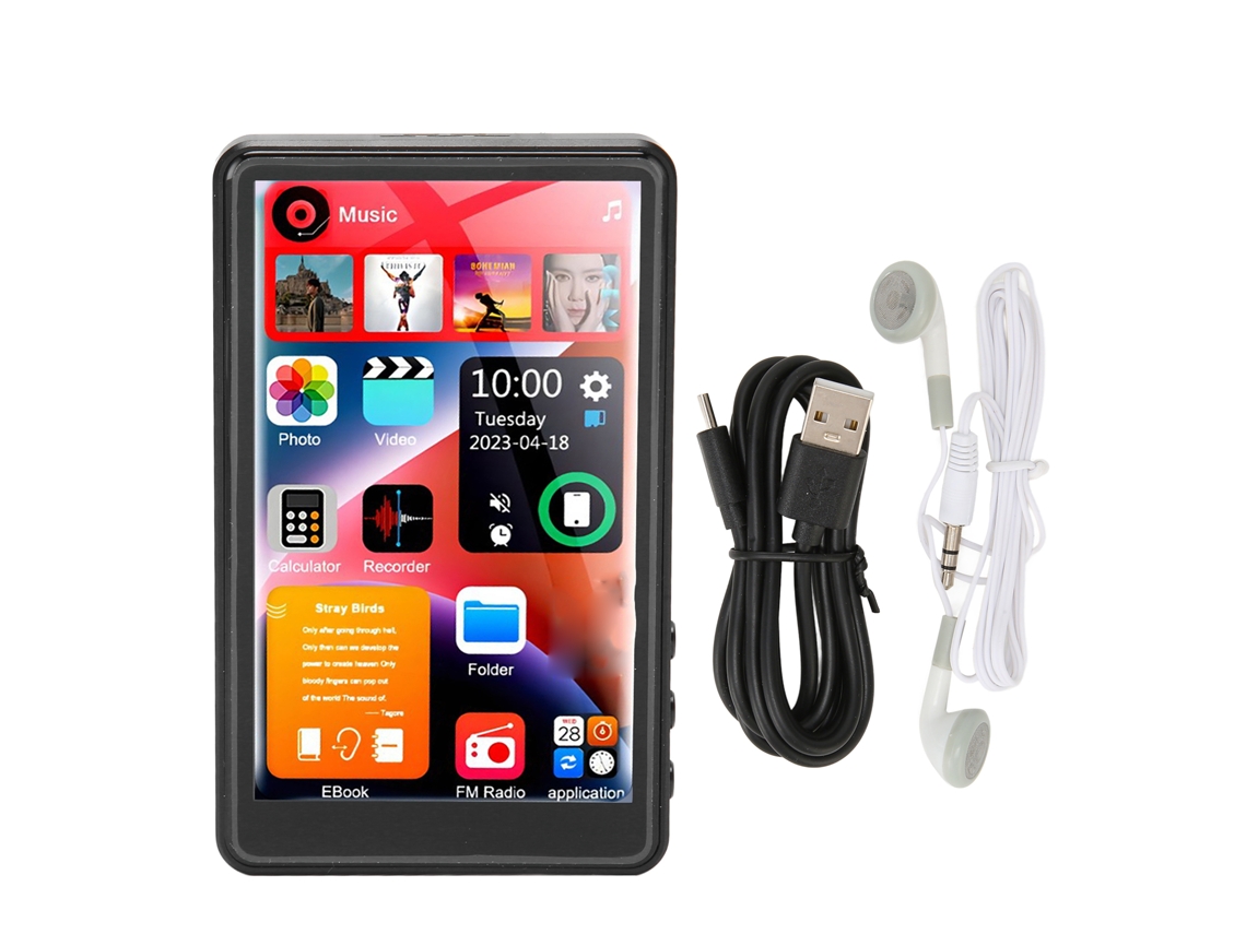 Junli-x20 Reprodutor De Música Mp3 Bluetooth De 4.0 Polegadas 16gb
