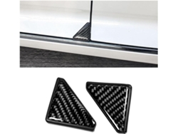 2 Cubiertas Esquina Puerta Coche Negras Anti-rayones/anti-golpes, Adhesivas Universales