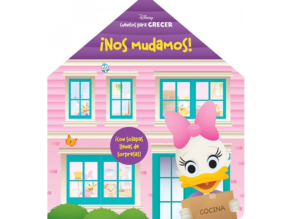 Libro ¡Nos Mudamos! Levanta Las Tapitas de Disney Baby (Español)