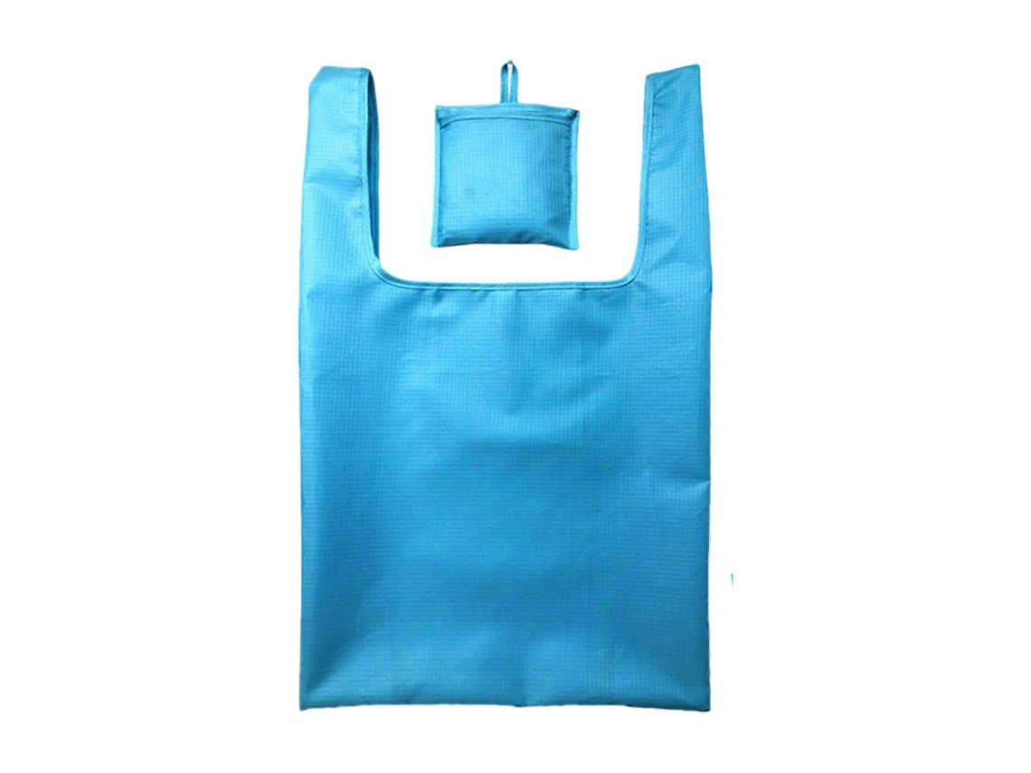 Bolsa de compras plegable de gran capacidad con asas reforzadas para artículos pesados, ideal para ir de compras y viajar. Color: Verde