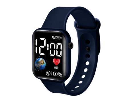 Smartwatch CO-Phénix Bluetooth con correa de watch de silicona dorada Z2Plus