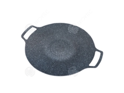 Parrilla para barbacoa Teppanyaki Inn de 30 cm para acampar al aire libre, placa antiadherente multifuncional negra Innovtec