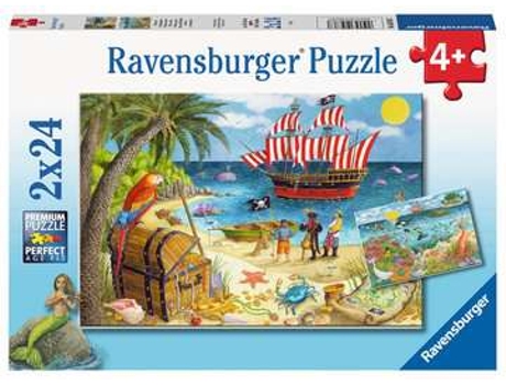 Puzzle RAVENSBURGER Pirates and Mermaids rompecabezas 24 pieza(s) Dibujos