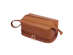 Neceser de viaje para mujer, dos marrones (1 capacidad)