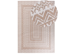 Alfombra de pelo corto BELIANI Baglar de Yute Beige 160x230