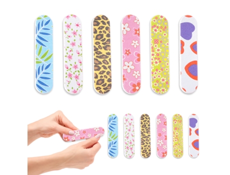 Limas De Uñas De Tablero De Esmeril Colorido Para Niña, Estilo 4 ZMDECQNA 12 Un