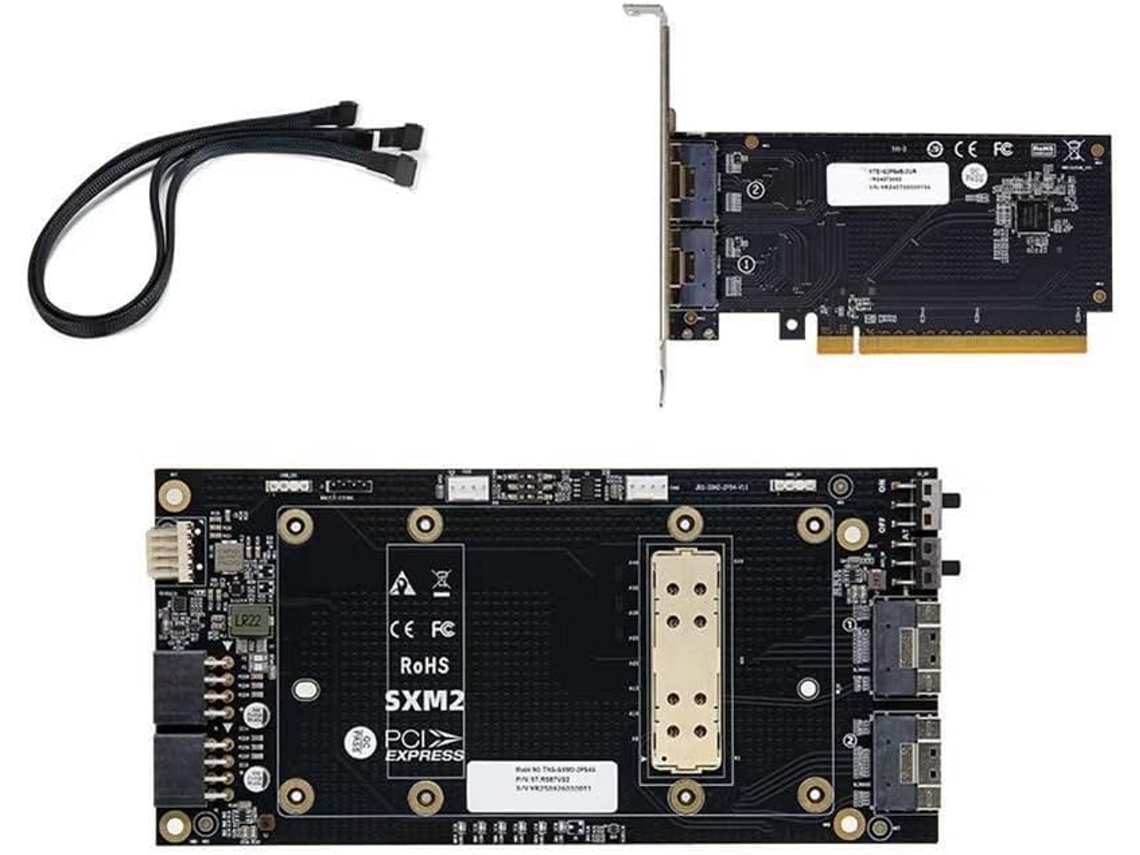 Tarjeta Adaptadora X16 Con Ranura Sxm2 Para Gráficos Externos V100
