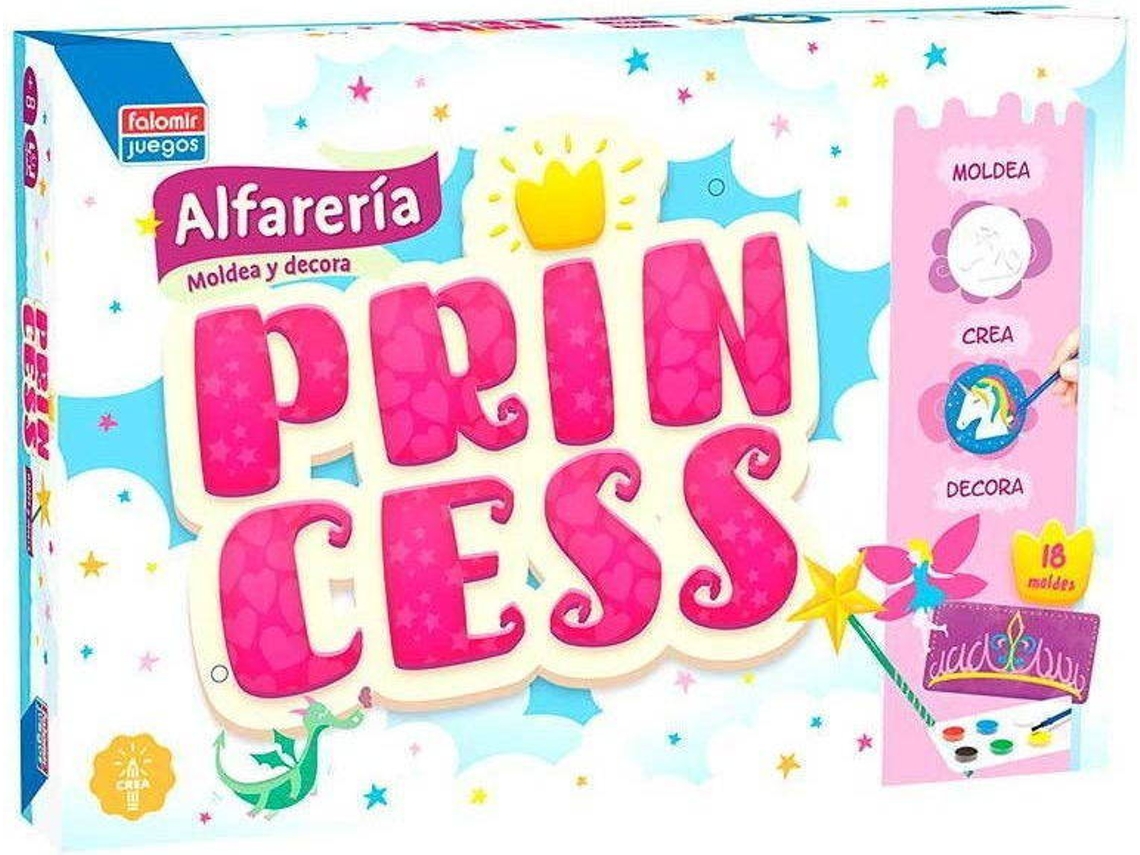 Kit de Alfareria JUGUETES FALOMIR Aflareria de las Princesas (Edad Mínima: 8 - Español)