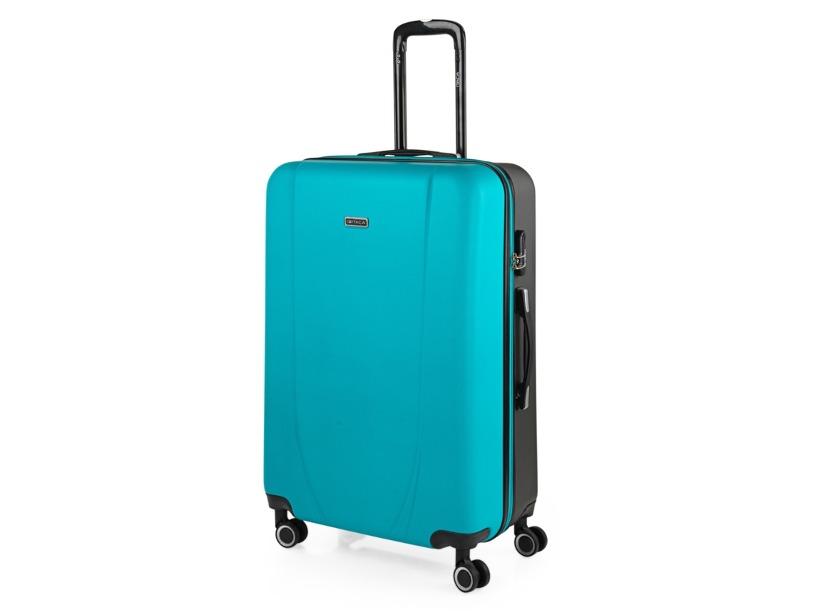 Maleta Abs Grande Itaca Tiber Turquesa-antracita (50x75x30 Cm - 102l)