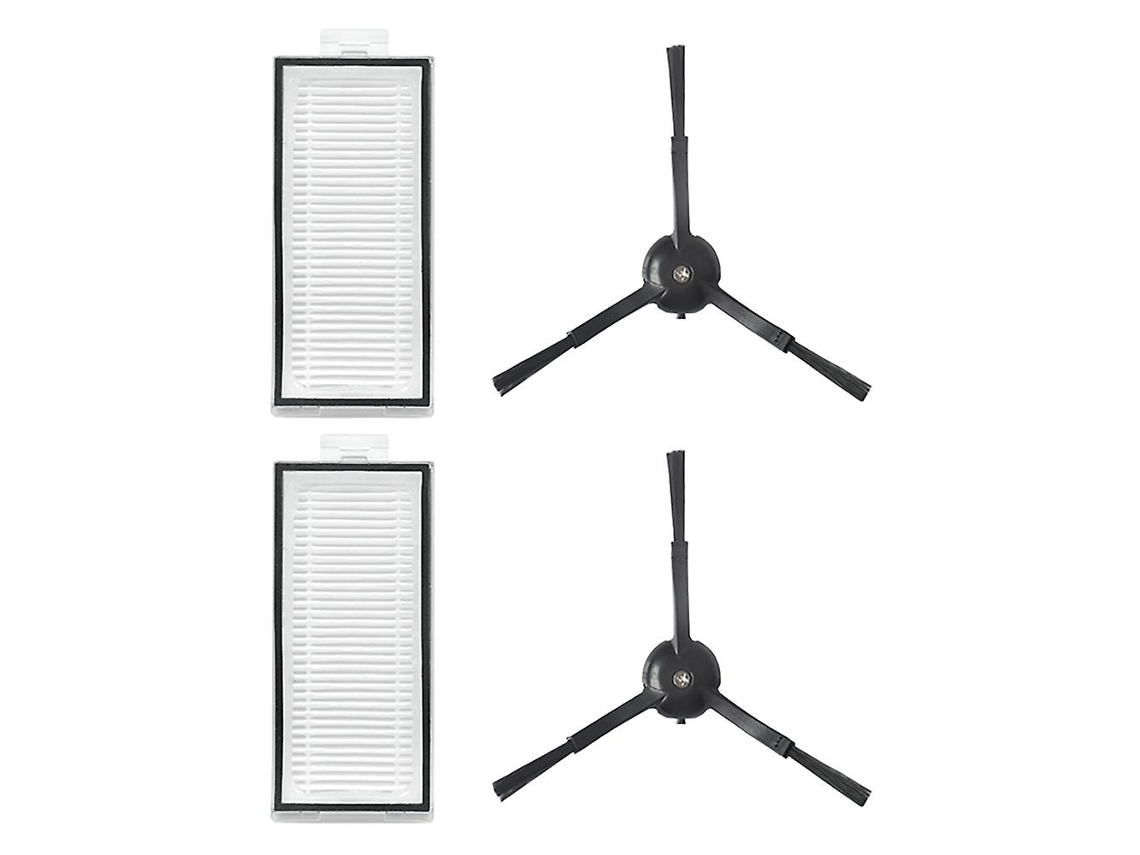 Para xiaomi stone q7 max robot triangular black side brush + filter