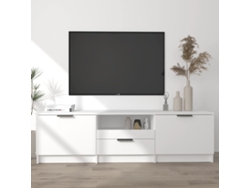 Mueble de TV 140x35x40 cm Madera Procesada Blanco DKD HOME DECOR