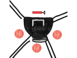 Kit De Aro De Baloncesto Para Trampolín Con Pelota, Accesorio De Aro De Pvc Oxford, Construcción Estable.