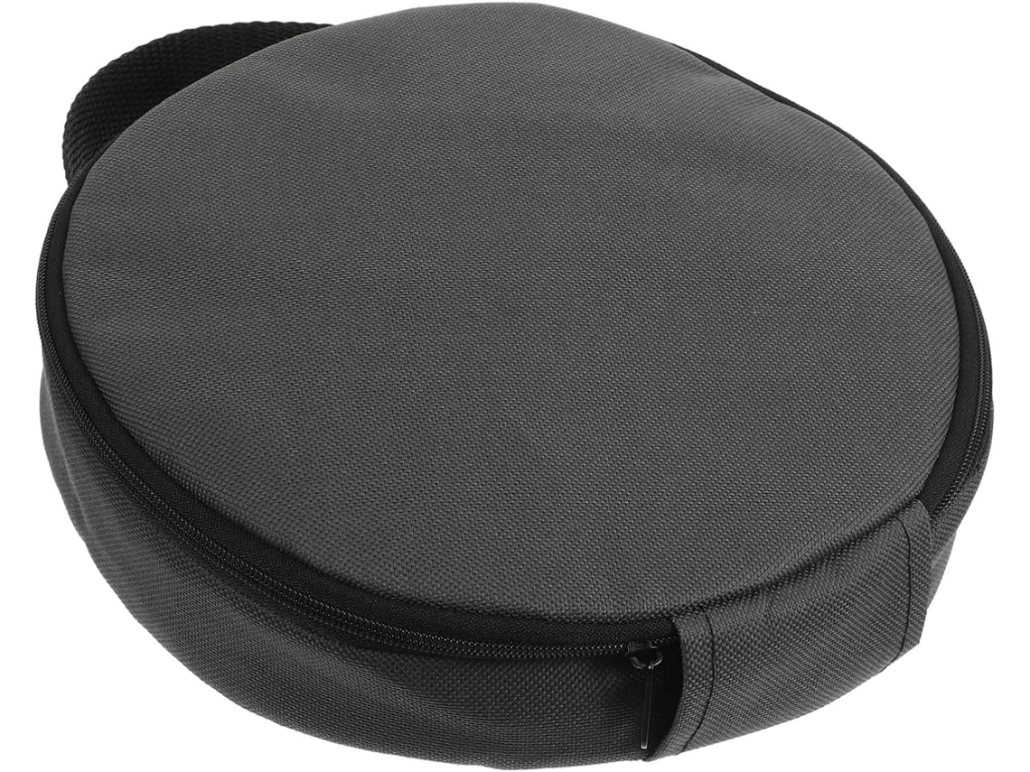 Protector de cuello de tela Oxford con aislamiento para bolsas de hielo y fácil almacenamiento.