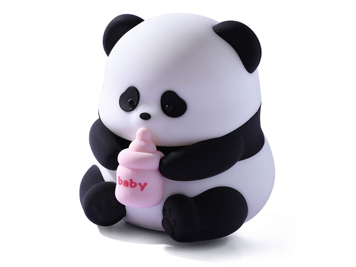 2026-lámpara De Noche De Panda Recargable Regulable Con Toque Silicona Led Para Dormitorio Colegio Niños Decoración