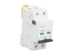 Disyuntor Mcb 2p De Rail Din Contactos De Plata 400v 6000a Capacidad De Corte