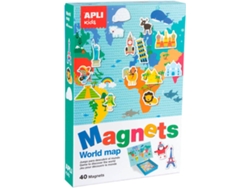 Juego Magnetico APLI KIDS Mapamundi
