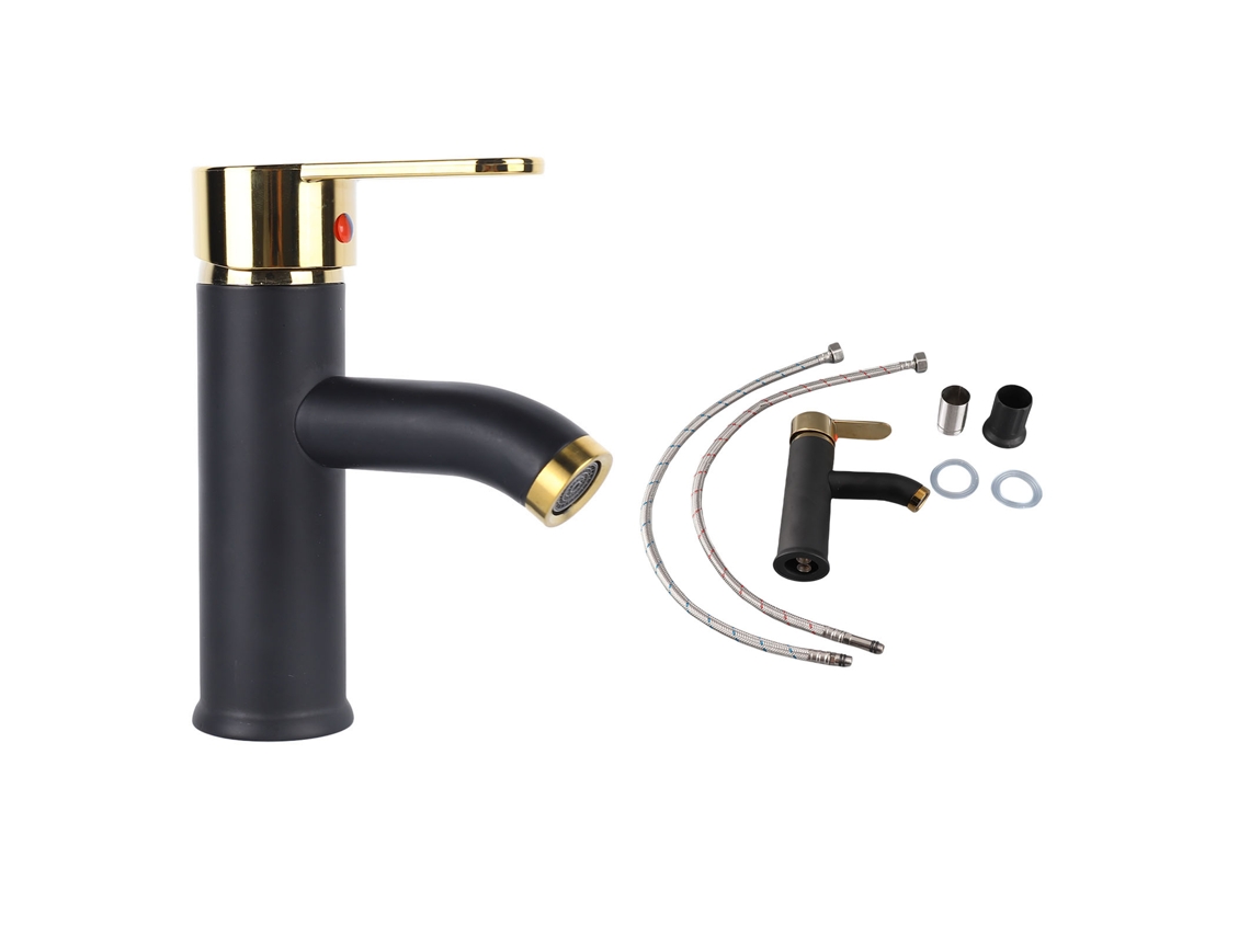 Grifo de lavabo para baño para mezclar agua caliente y fría