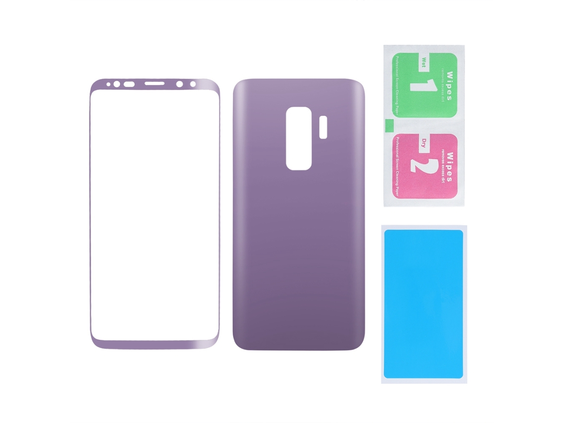 Película De Pantalla Protectora Explosion-proof De Cobertura Total Frontal Y Trasera Para Samsung S9 Plus