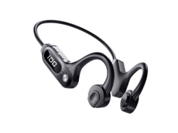 Auriculares Bluetooth de Condução Óssea Leve Sem Fio Pendurado V30 Preto