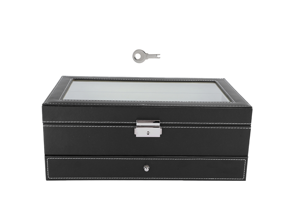 Caja Multifuncional Portátil Para Relojes, Joyería Y Gafas Organizador De Almacenamiento