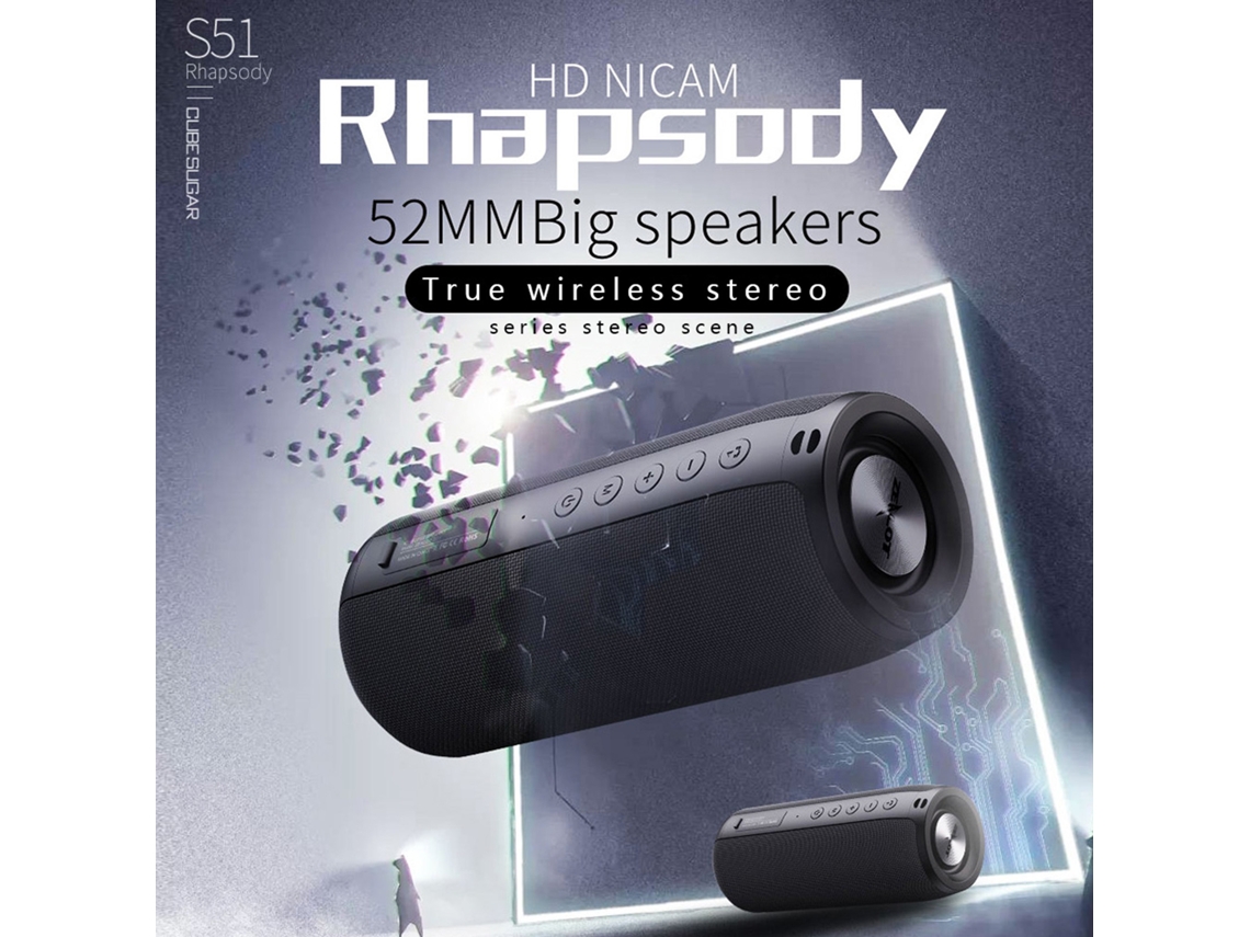 Altavoz Bluetooth Portátil Para Exteriores De 10 W, Resistente Al Agua Ipx5, 8 Horas De Sonido Estéreo De 360°.