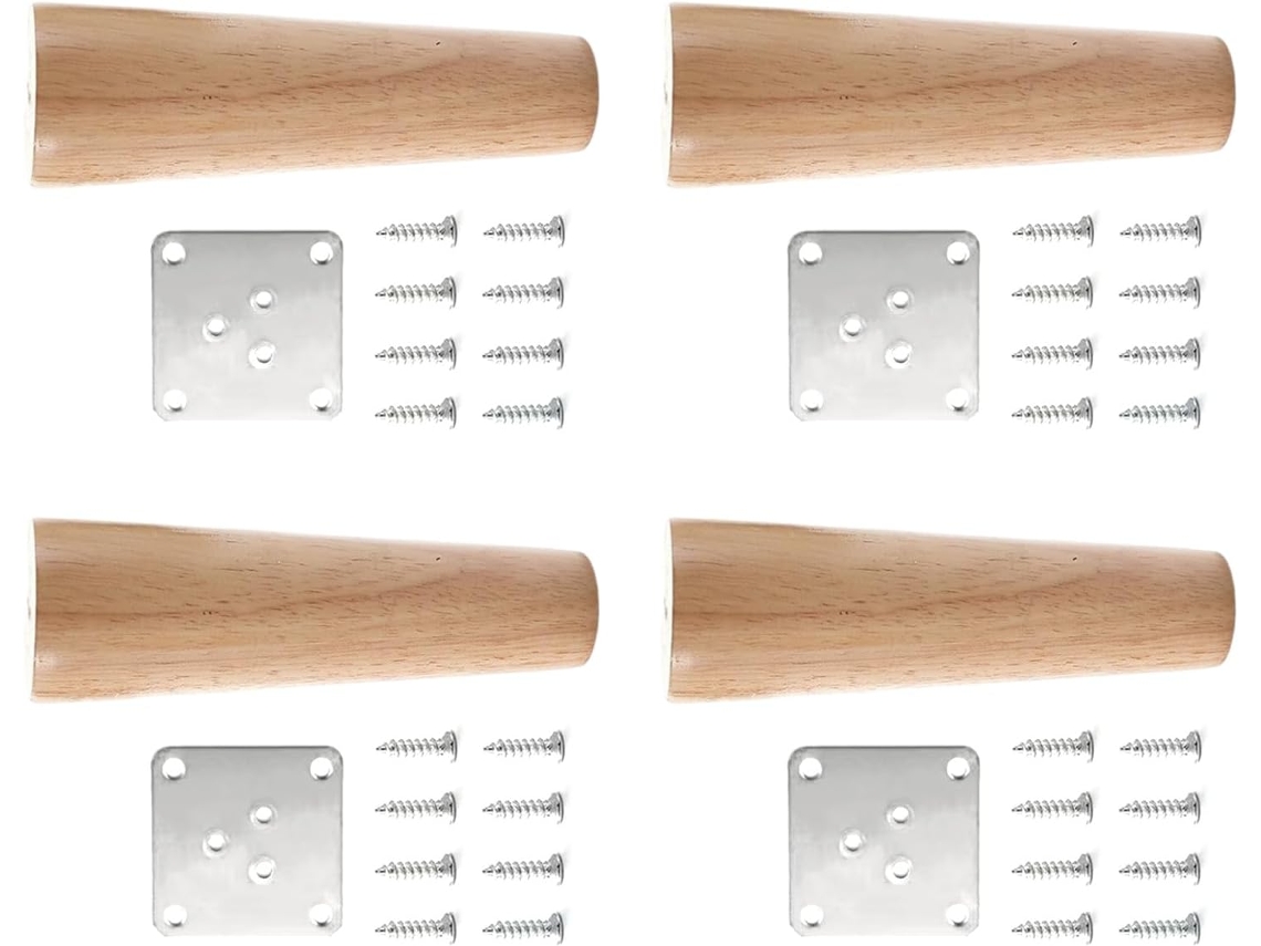 Estabilizadores De Patas De Muebles De Madera Natural Soportes De Soporte Estructural Para Mesas Bancos De Trabajo