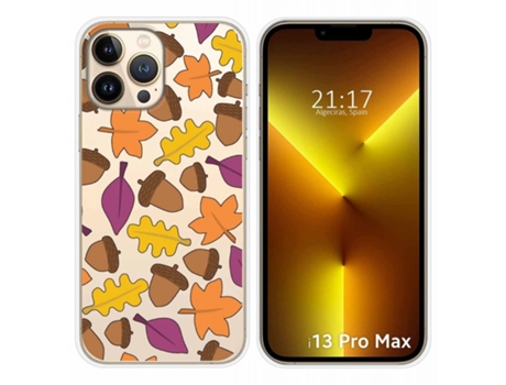 Carcasa iPhone 13 Pro Max (6.7) TUMUNDOSMARTPHONE Dibujos Transparente Multicolor
