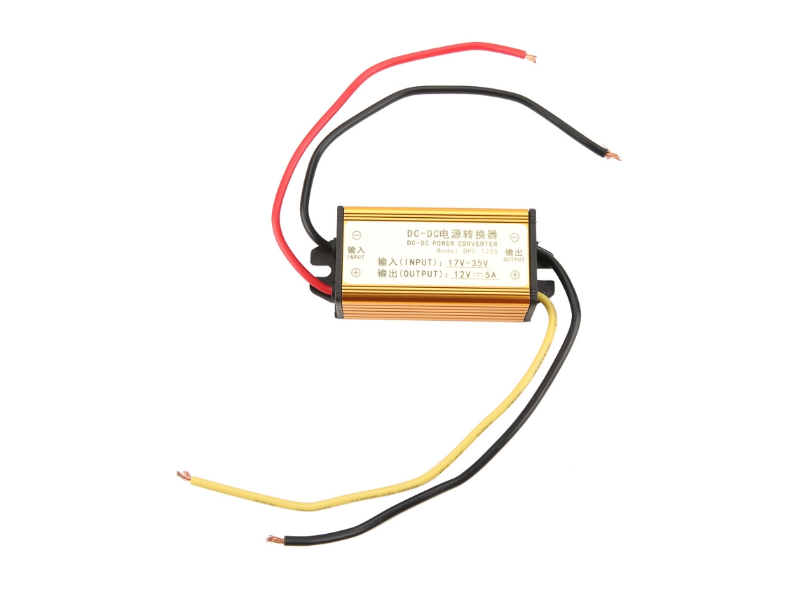 Módulo De Regulador Dc-dc Buck Reductor De Voltaje 17v-35v A 12v 5a Fuente De Alimentación