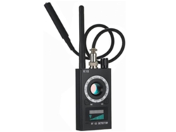 Detector de dispositivo de micrófono Detector de GPS Detector de cámara oculta Detector de RF para antiseguimiento Anti-toma Anti-insectos (negro) CHRONUS