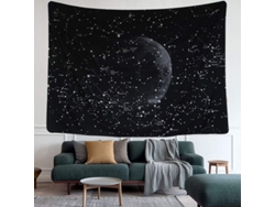 Tapiz Arte Pared Astrología Galaxia Estrellas Boho Dormitorio Sala 59.1x51.2in