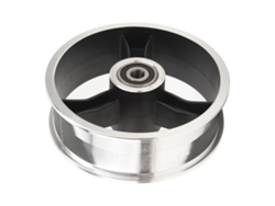 Rueda De Patinete Eléctrico De 8 Pulgadas Con Neumático Macizo Y Buje De Aluminio De 38 Mm Para Repuesto.