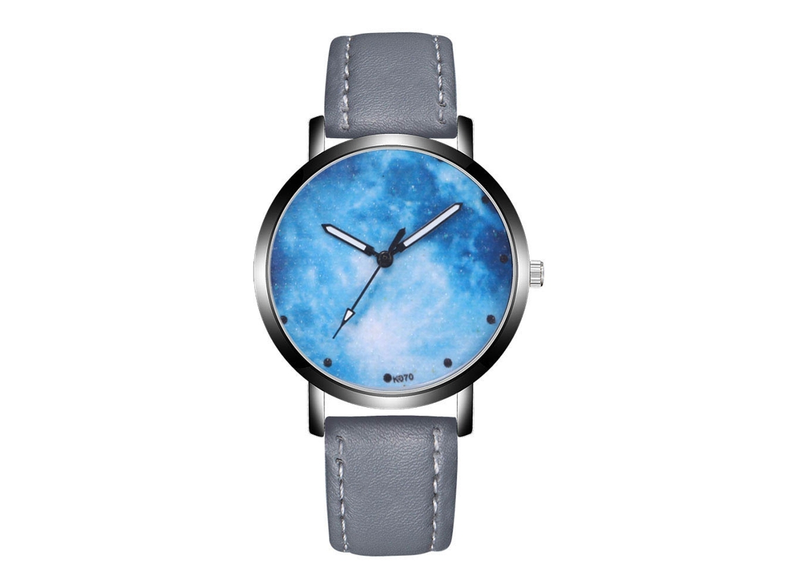 Reloj De Pulsera Analógico De Aleación Con Movimiento De Cuarzo, Estilo Casual, Para Parejas, Color Gris.