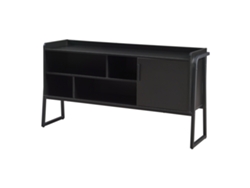 Mueble de TV Storfjord aglomerado 120x34x63cm - Negro [EN.CASA]