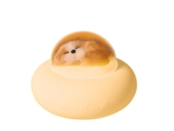LED bebé noche luz de silicona, lámpara de perro con 7 colores, recargable y control de gripo Ideal para niños pequeños (blanco) SLD