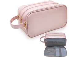 Bolsa De Toiletries Para Mujer, Bolsa De Maquillaje Resistente Al Agua De Viaje (rosa)