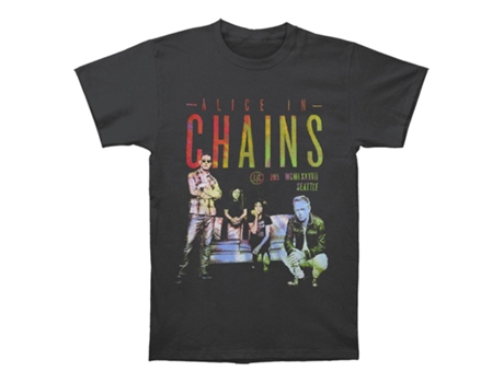 Camiseta ROCKINSTONE con foto de teñido anudado de Alice In Chains (XXL)