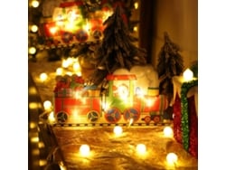 2026-luz De Cadena De Colgante Navideño Con Ventosa Lámpara Decorativa Navideña Para Cuarto Vitrina Cortina