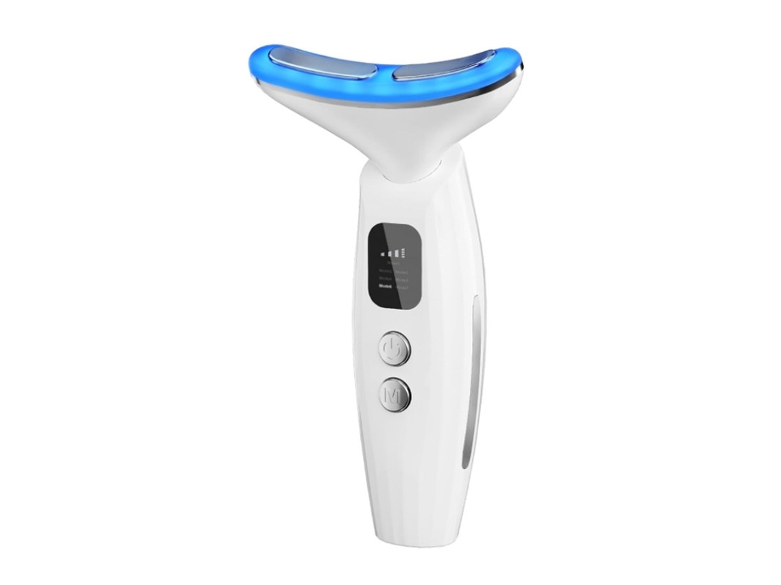 Masajeador facial y de cuello, eléctrico, 7 en 1, multifuncional, para el cuidado de la piel. Bestvite.