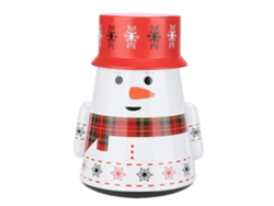 Taza navideña con decoración de muñeco de nieve. Regalo perfecto.
