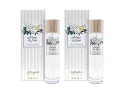 Set de 2 Frascos 150 ml arome de fleur flores blanca CARAVAN