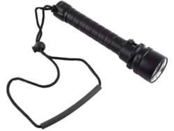 Linterna De Buceo Subacuática 8000lm 100m 3 X T6 Led Linterna Impermeable De Buceo Con Asa De Mano Yizhood (negra)