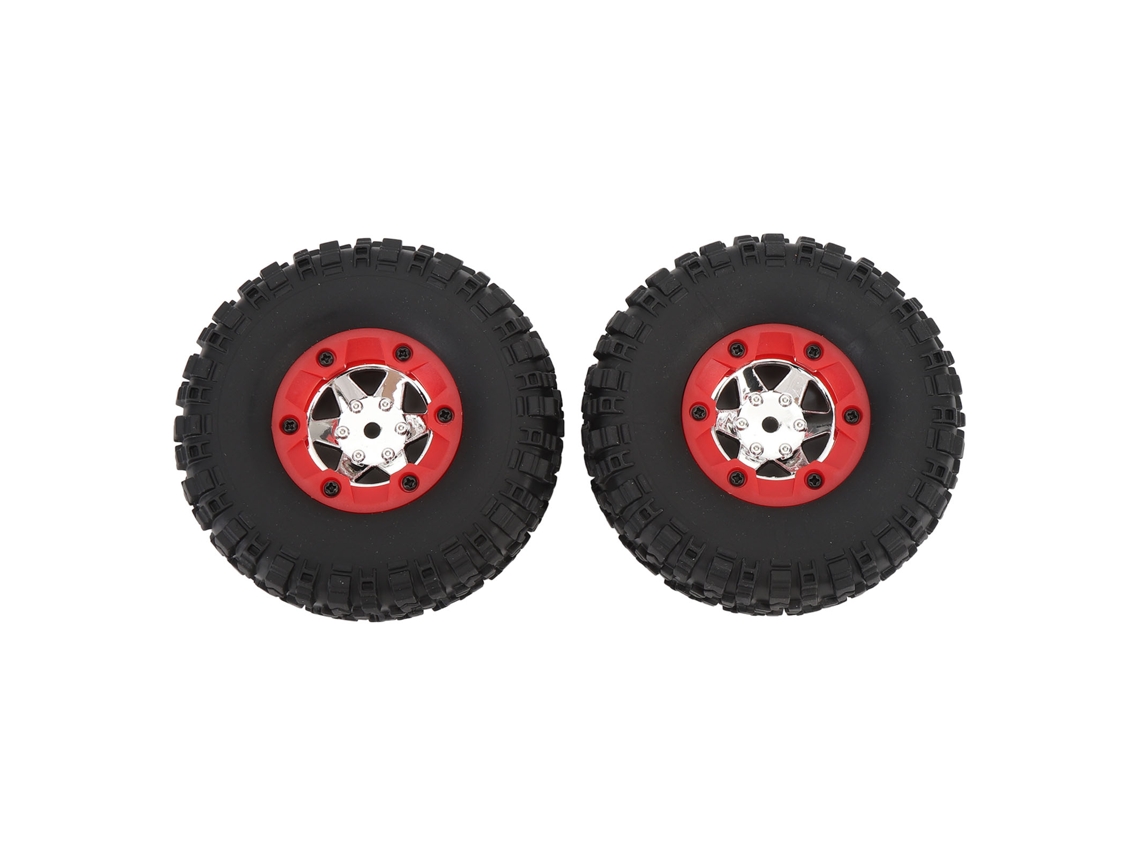 Neumáticos Para Ruedas Rc, 2 Unidades, 12428 C.0817, De Goma Ligera Para Coches De Control Remoto Wltoys 124006 12423 12427